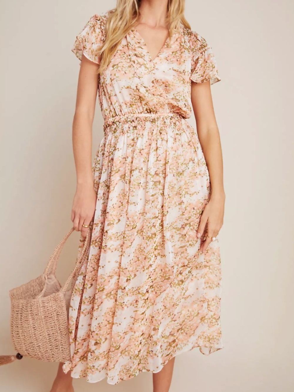 Anthropologie Alandra Midi Dress